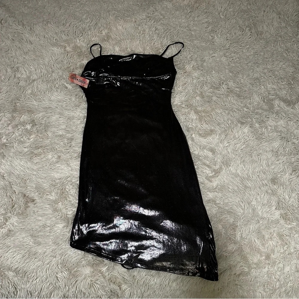 Inspired Hearts Midi Metallic Dress - Picture 6 of 11